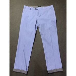 Ted Baker London Volvek Pants Men 38Rx31 Classic Fit Trousers Flip Cuff Hem Prep